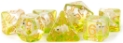 Fanroll: 7 Dice Polyhedral Set: ELEPHANT INCLUSION 16MM 