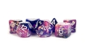 Fanroll: 7 Dice Polyhedral Set: ETERNAL PURPLE/BLUE 16MM 