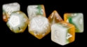 Fanroll: 7 Dice Polyhedral Set: KIWI 16MM 