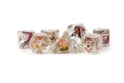 Fanroll: 7 Dice Polyhedral Set: ROSE INCLUSION 16MM 