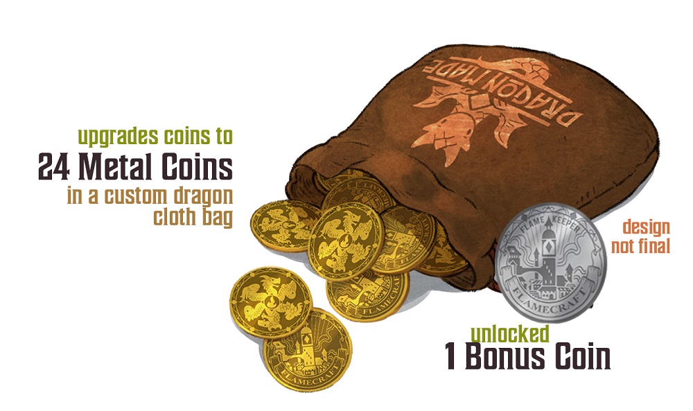 Flamecraft Metal Coins 