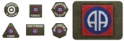 Flames of War: American - 82nd Airborne Division Tokens & Objectives 