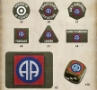 Flames of War: American 82nd Airborne Gaming Set (x20 Tokens, x2 Objectives, x16 Dice) - TD040 [9420020253285]