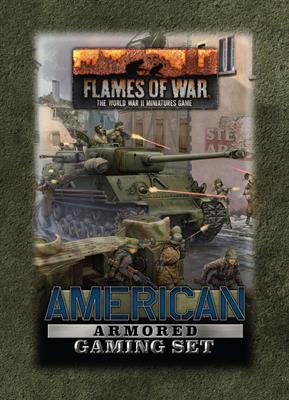 Flames of War: American Armored Division Gaming Set (x20 Tokens, x2 Objectives, x16 Dice) 