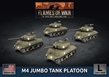 Flames of War: American: M4 Jumbo Tank Platoon - UBX92 [9420020253933]
