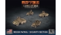 Flames of War: American: M8 Recon Patrol Security Section 