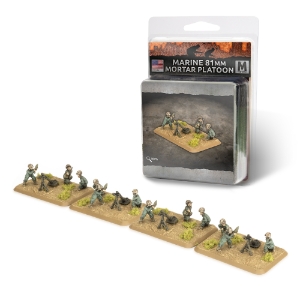 Flames of War: American: Marine 81mm Mortar Platoon