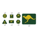 Flames of War: Australian: Mid War: Tokens 