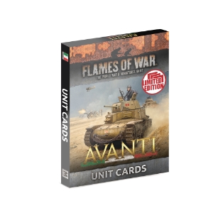 Flames of War: Avanti Unit Cards