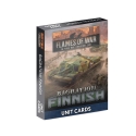 Flames of War: Bagration: Finnish: Unit Cards 