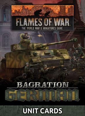 Flames of War: Bagration: German Unit Cards  