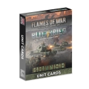 Flames of War: Blitzkrieg British Unit Cards (x28 cards) Limited Edition 