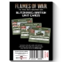 Flames of War: Blitzkrieg British Unit Cards (x28 cards) Limited Edition - FW281BU [9420020263802]