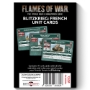 Flames of War: Blitzkrieg French Unit Cards (x41 cards) Limited Edition  - FW281FU [9420020263826]