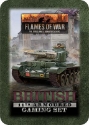 Flames of War: British 11th Armoured Gaming Set (x20 Tokens, x2 Objectives, x16 Dice) 