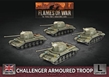 Flames of War: British:  Challenger Armoured Troop - BBX72 [9420020255647]
