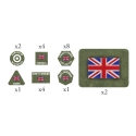 Flames of War: British: Early War: Tokens 