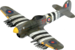 Flames of War: British:  Typhoon Fighter-Bomber Flight (x2 Plastic) - BBX66 [9420020248632]