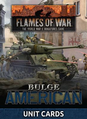 Flames of War: Bulge: Americans Unit Cards 