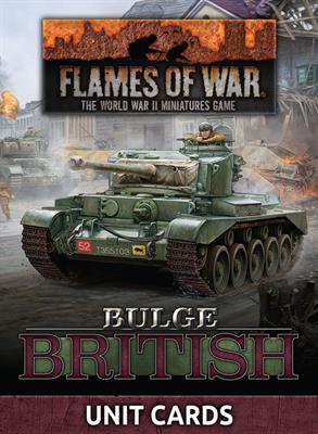 Flames of War: Bulge: British Unit Cards  