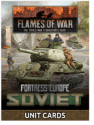 Flames of War: Fortress Europe - Soviet Unit Cards 