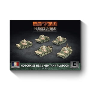 Flames of War: French: H35 / H39 Hotchkiss Tank Platoon
