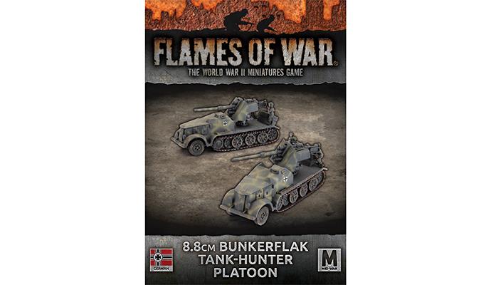 Flames of War: German: 8.8cm Bunkerflak Tank-hunter Platoon 