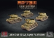Flames of War: German: Armoured AA Tank Platoon (x4 Plastic) - GBX166 [9420020247338]