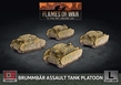 Flames of War: German: Brummbar Assault Tank Platoon (x4) - GBX164 [9420020247314]