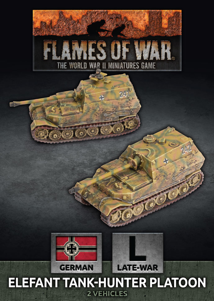 Flames of War: German: Elefant Tank-Hunter Platoon 