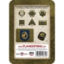 Flames of War: German Fallschirmjäger Gaming Set (x20 Tokens, x2 Objectives, x16 Dice) - TD042 [9420020253308]