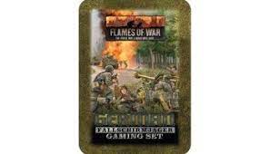 Flames of War: German Fallschirmjäger Gaming Set (x20 Tokens, x2 Objectives, x16 Dice) 