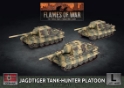 Flames of War: German: Jagdtiger Tank-Hunter Platoon (Plastic) 