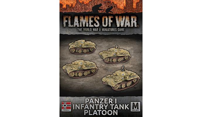 Flames of War: German: Panzer I Infantry Tank Platoon 