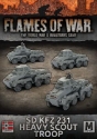 Flames of War: German: Sd Kfz 231 Heavy Scout Troop 