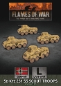 Flames of War: German: Sd Kfz 231 SS Scout Troops 