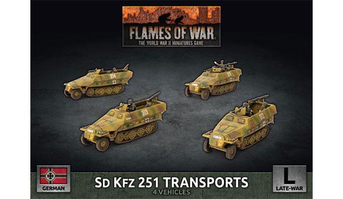 Flames of War: German: Sd Kfz 251 Transports 