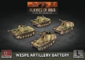 Flames of War: German: Wespe Artillery Battery (x4 Plastic) 