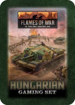 Flames of War: Hungarian Gaming Set (x20 Tokens, x2 Objectives, x16 Dice) 