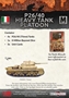 Flames of War: Italian: P26/40 (75mm) Heavy Tank Platoon(x4) - IBX21 [9420020255715]