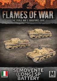 Flames of War: Italian: Semovente (Long 75mm) Assault Guns (x3) 