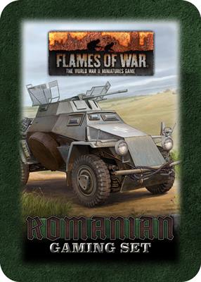 Flames of War: Romanian Gaming Set (x20 Tokens, x2 Objectives, x16 Dice) 