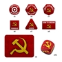 Flames of War: Soviet Red Banner Gaming Set (x20 Tokens, x2 Objectives, x16 Dice) - TD056 [9420020255296]