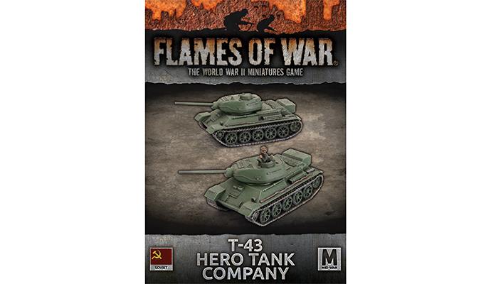 Flames of War: Soviet: T-43 Hero Tank Company 
