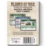 Flames of War: The Pacific: British, Australian & Indian Unit Cards (Limited Edition)  - FW258BU [9420020262690]