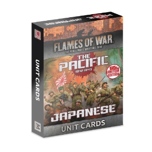 Flames of War: The Pacific: Japanese Unit Cards (Limited Edition)