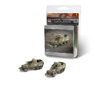 Flames of War: USA: Marine 75mm SPM Self-propelled Gun Platoon