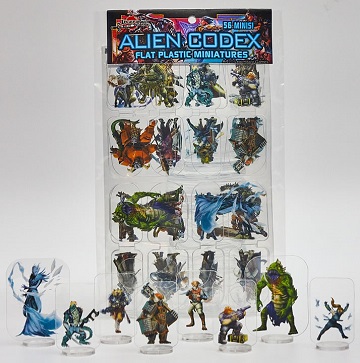 Flat Plastic Miniatures: Legendary Games ALIEN CODEX 