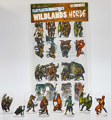 Flat Plastic Miniatures: WILDLANDS HORDE 