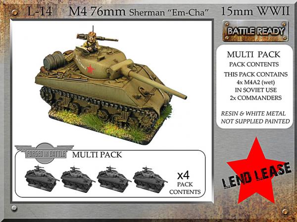 Forged in Battle: Russian: M4 76mm Emcha (M4A2 76mm Sherman) 